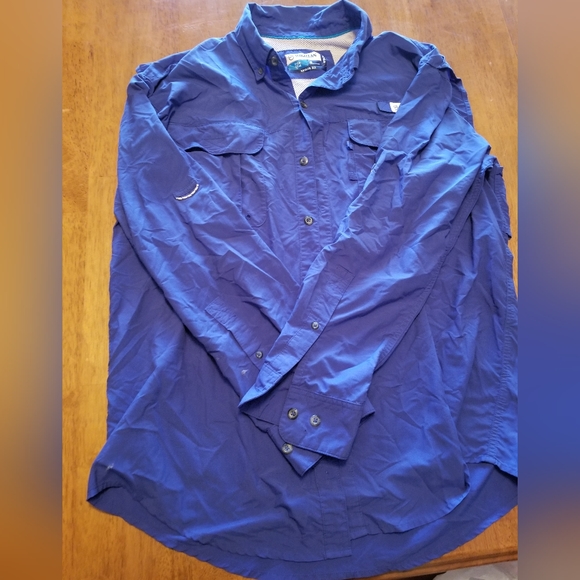 Magellan Mens Angler long sleeve button down, size Medium - Picture 2 of 4